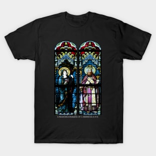 Holy Patrons of Benedictine Oblates: Saint Frances of Rome and Saint Henry II, King T-Shirt